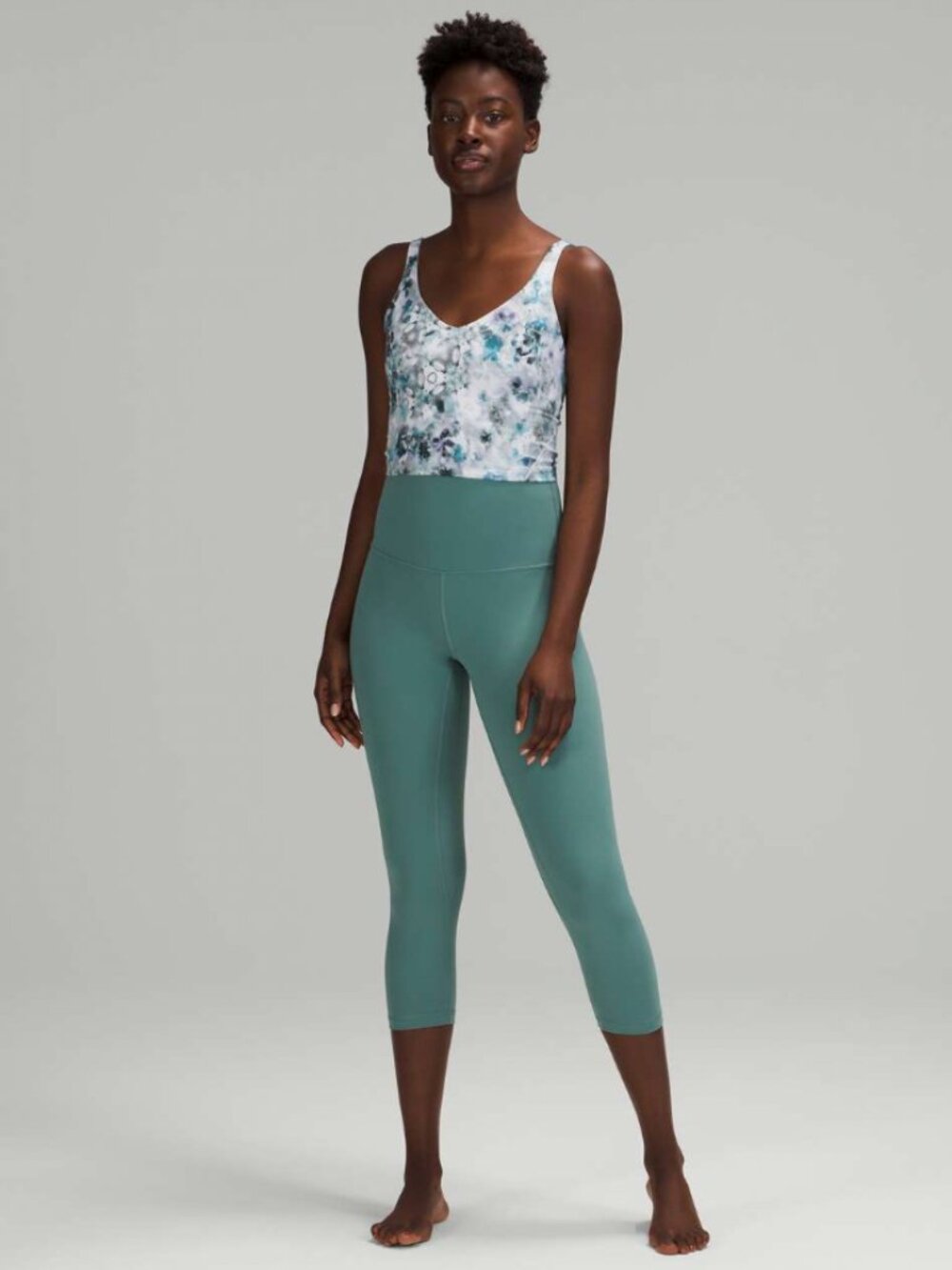 Lululemon Align Tank Top in the Kaleidofloral Multi cropped Size 6